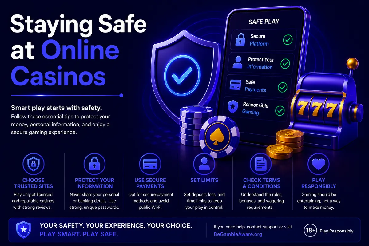 Staying Safe at Online Casinos