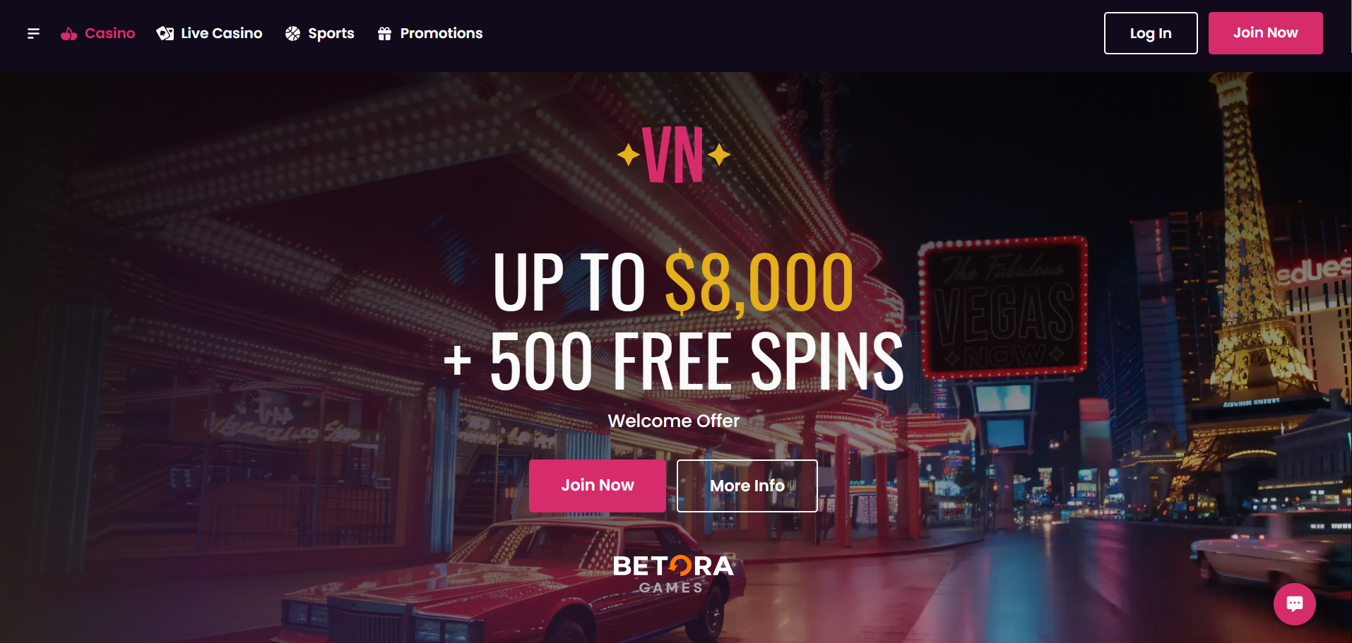 VegasNow casino review for Australian players